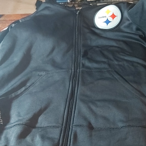 steelers zip up jacket